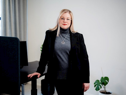 Lapin kauppakamarin johtaja Hanna Baas. Kuva: Kota Collective